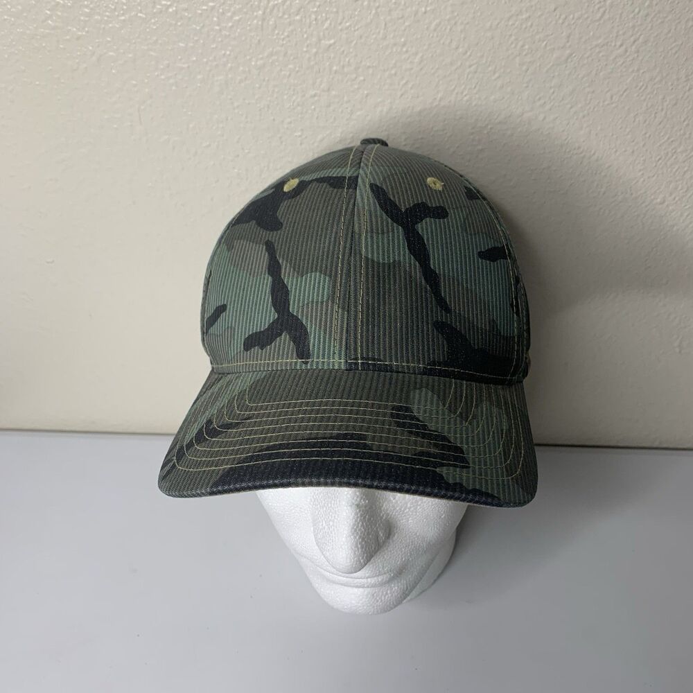 Kangol Green Camo Pattern Flexfit Baseball Hat Sz L/XL